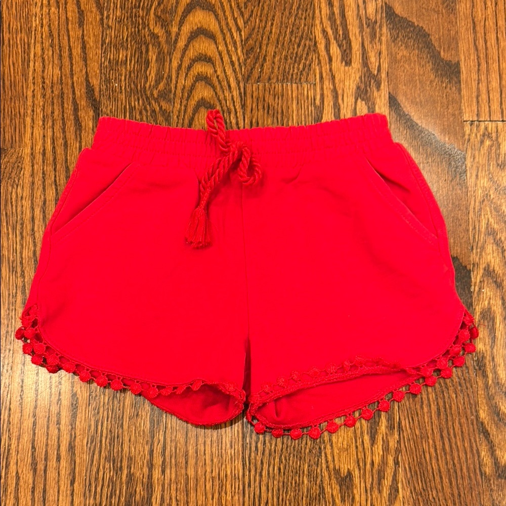 NWOT Mayoral Red Casual Shorts with Elastic Waistband